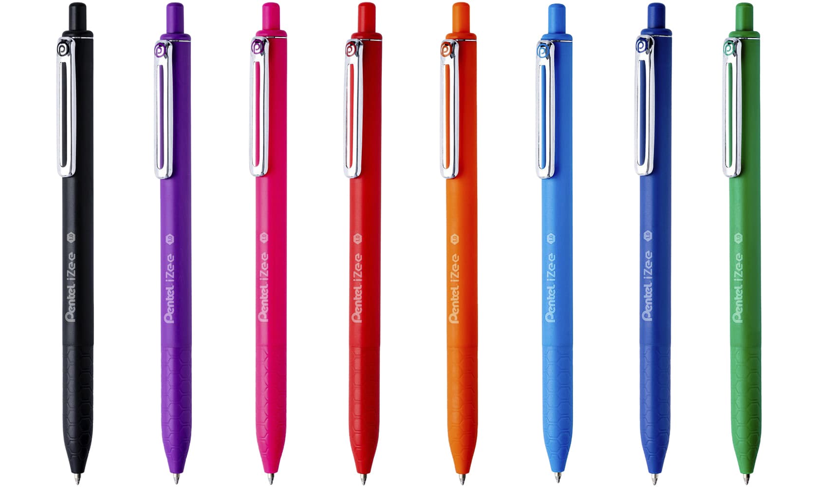 Balpen Pentel BX470 iZee medium lichtblauw 3