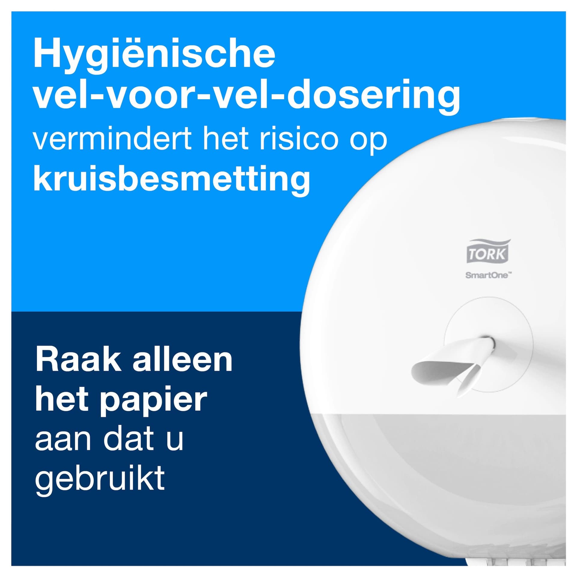 Toiletpapier Tork T9 Advanced SmartOne 2-laags 112m wit 472193 4