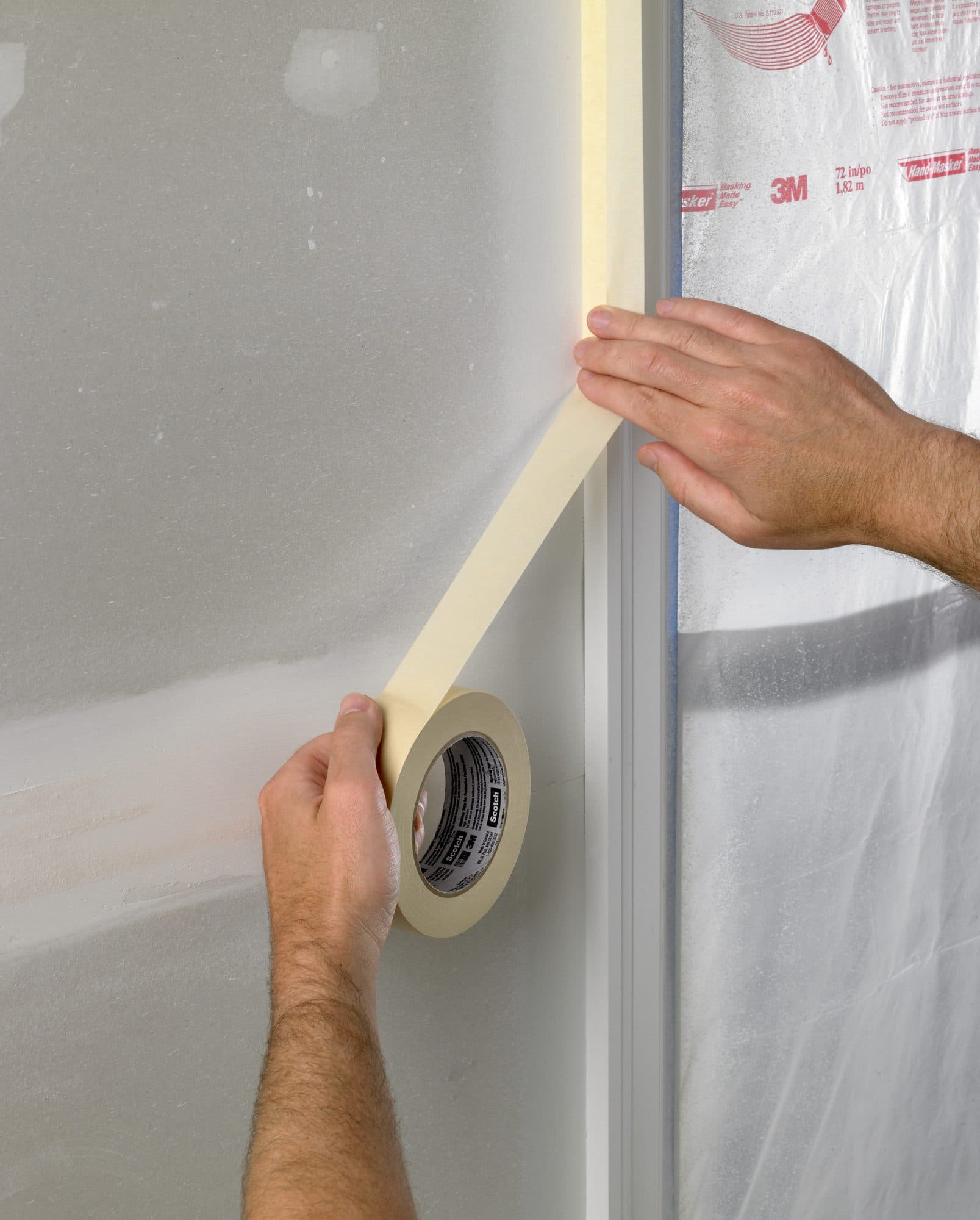 Afplaktape Scotch Basic 24mmx50m beige 2
