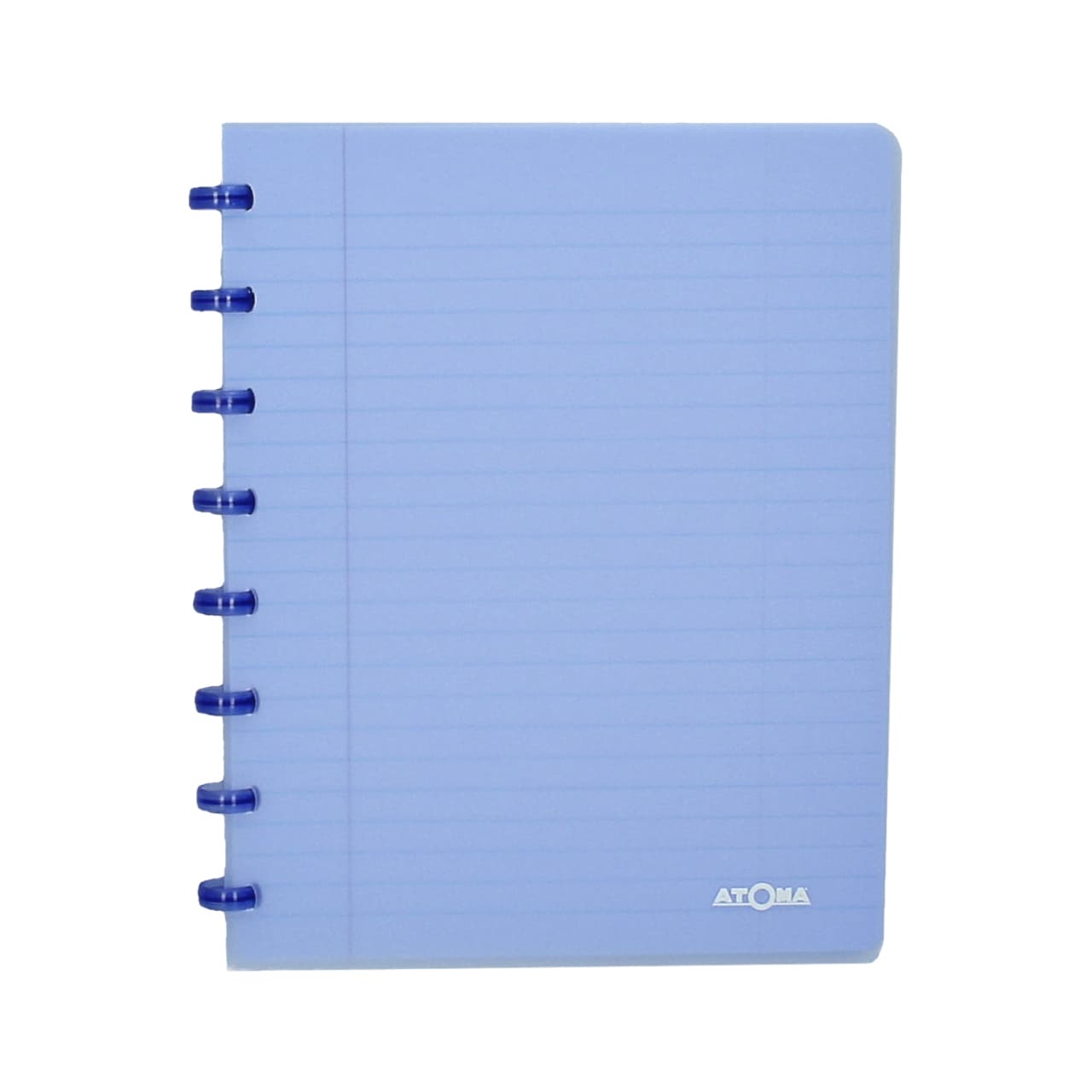 Schrift Atoma A5 blanco 144blz 90gr PP transparant assorti 3