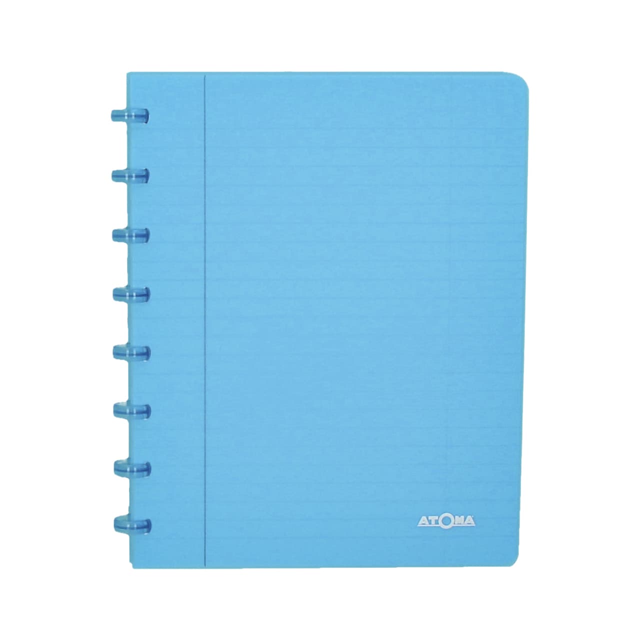 Schrift Atoma A5 blanco 144blz 90gr PP transparant assorti 6