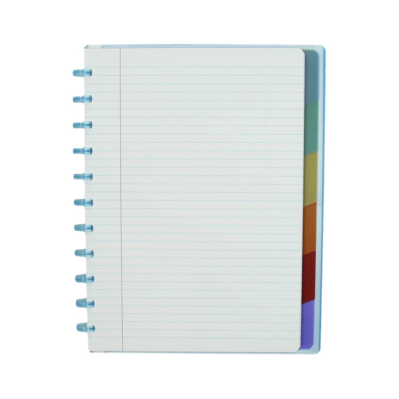 Schrift Atoma A4+ lijn 120blz 90gr PP transparant assorti 9