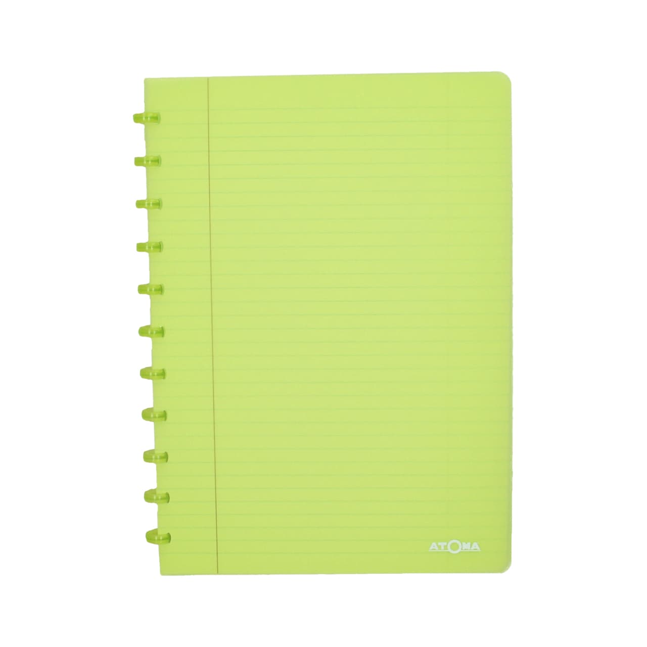 Schrift Atoma A4 blanco 144blz 90gr PP transparant assorti 5