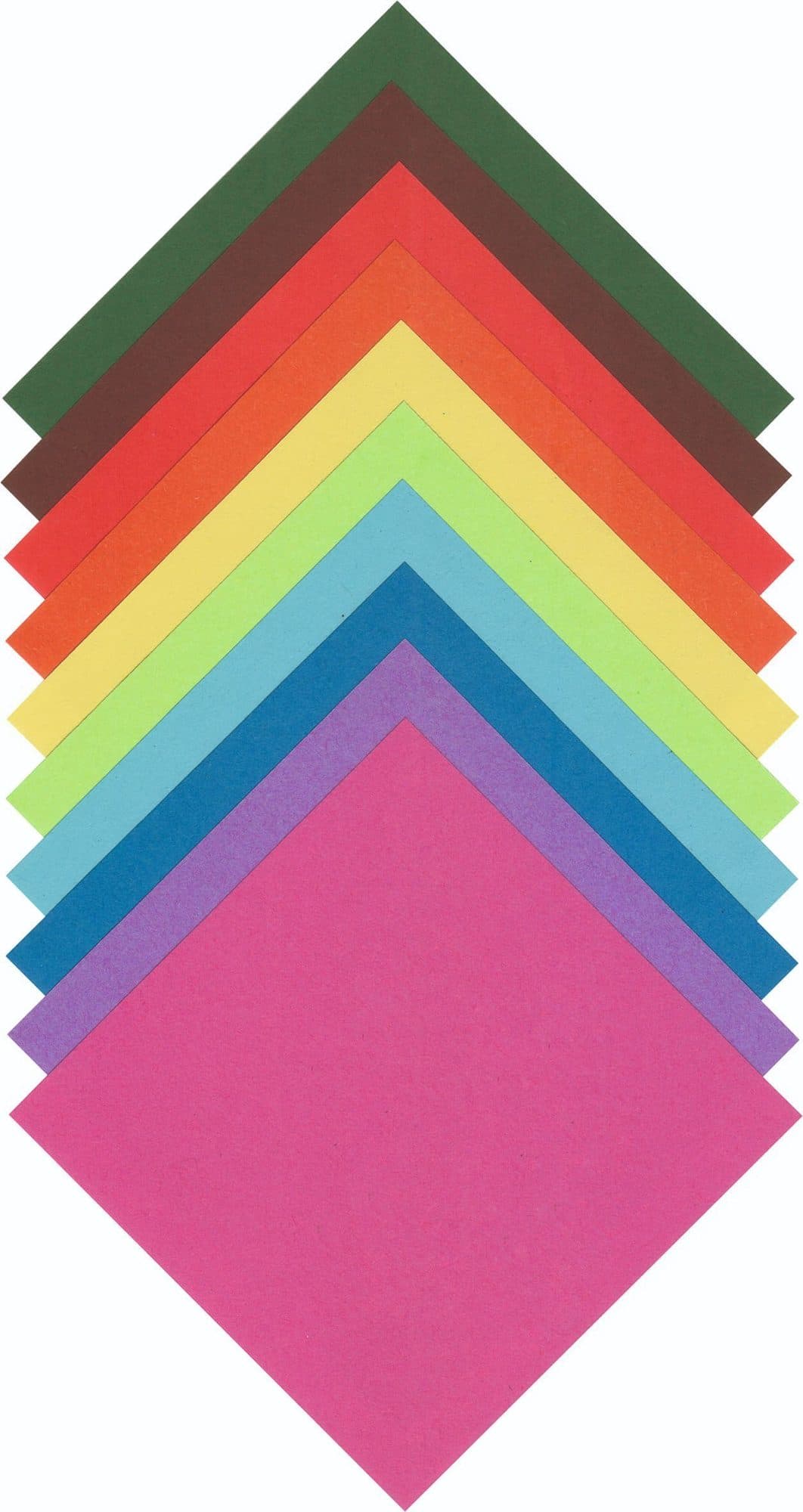 Origami papier Folia 70gr 10x10cm 100 vel assorti kleuren 2