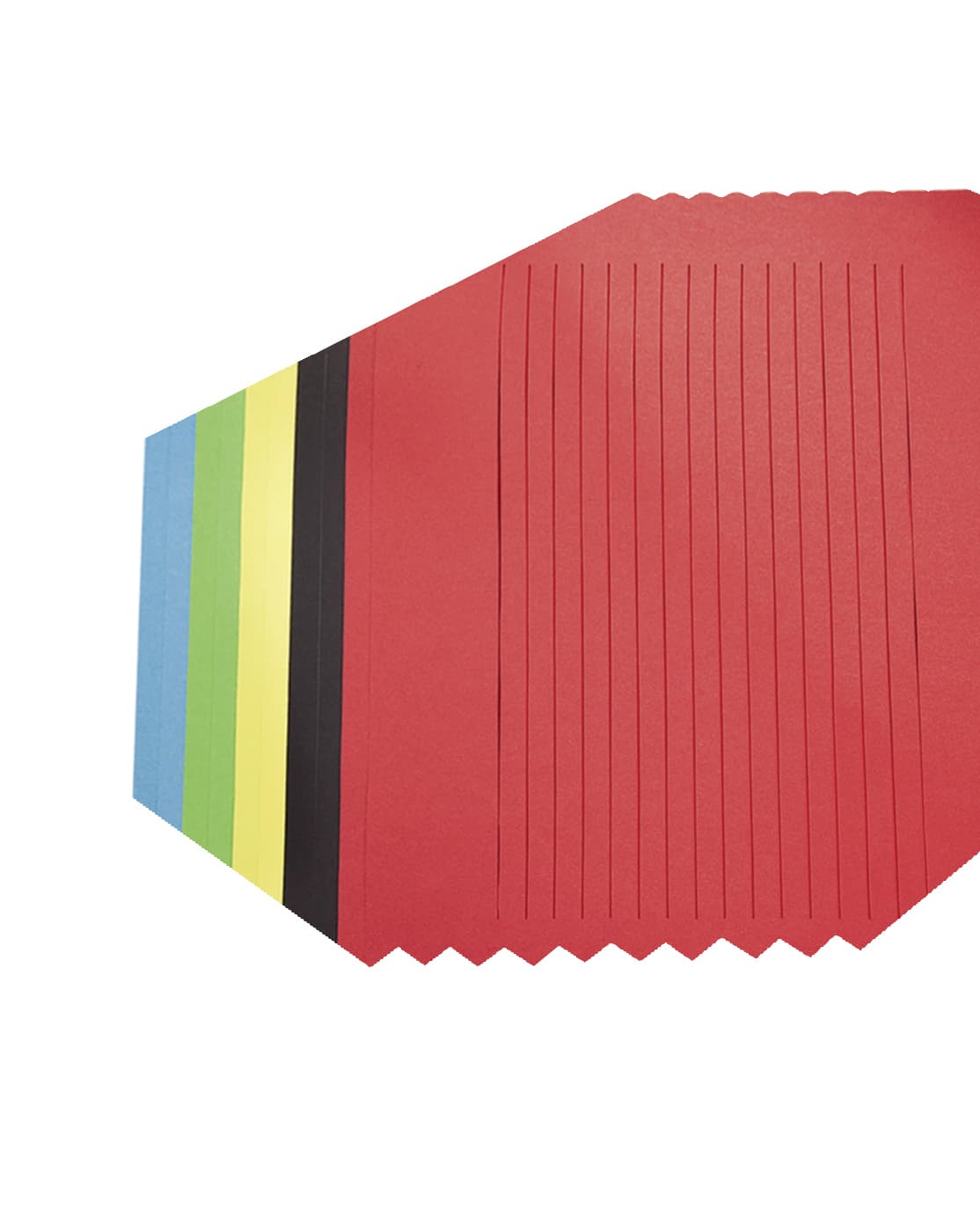Vlechtpapier Folia 130gr 35x50cm 10 vel assorti kleuren 2