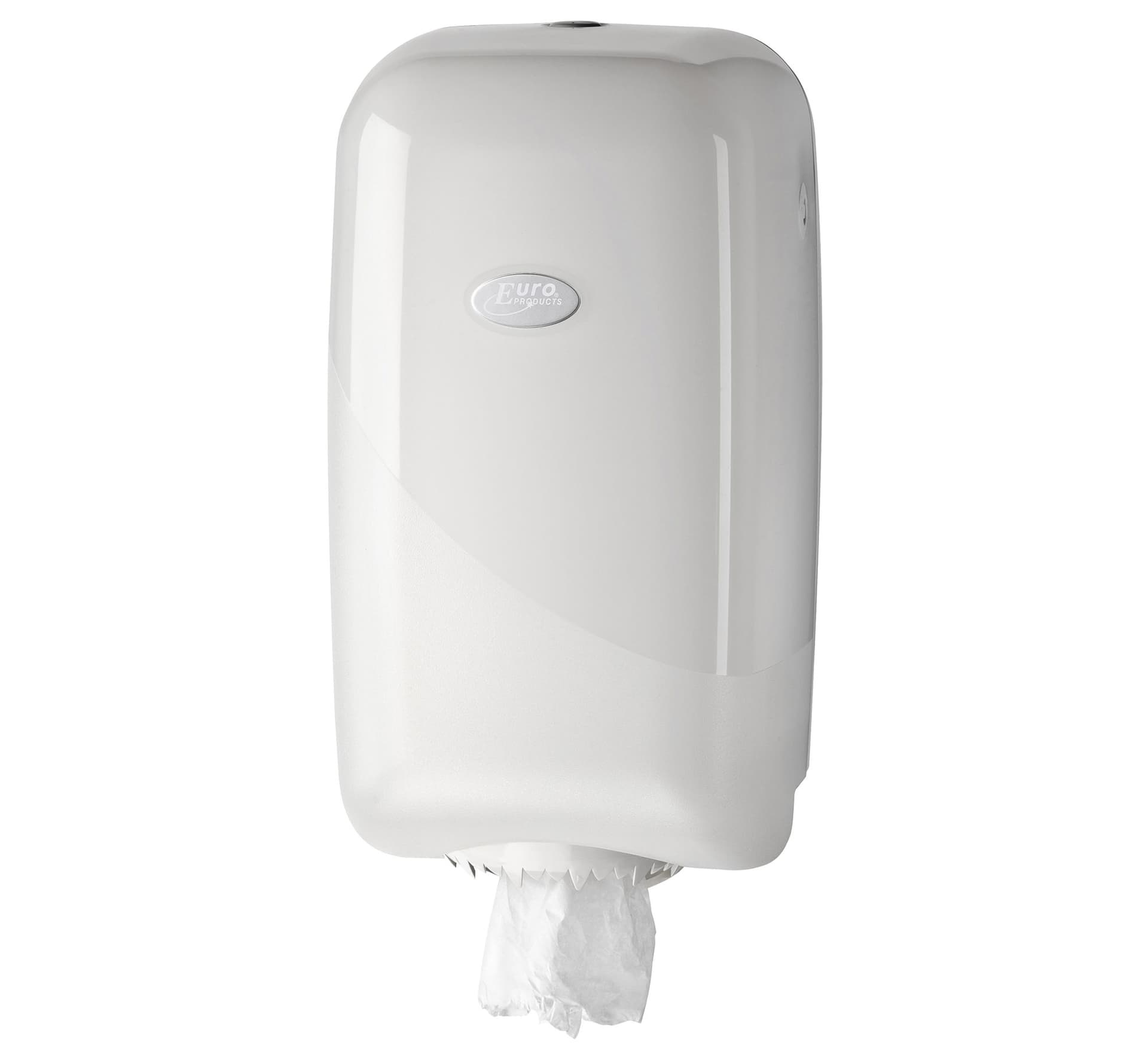 Poetspapierdispenser Pearl Line P17 klein wit 431105
