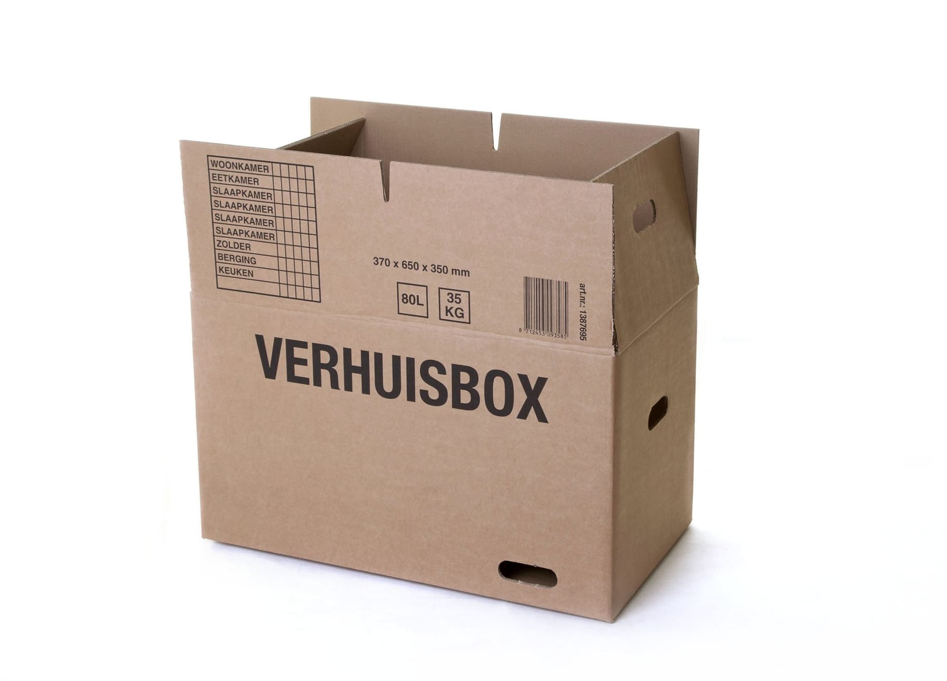 Verhuisdoos IEZZY 370x650x350 dubbelgolf bruin 7mm 3