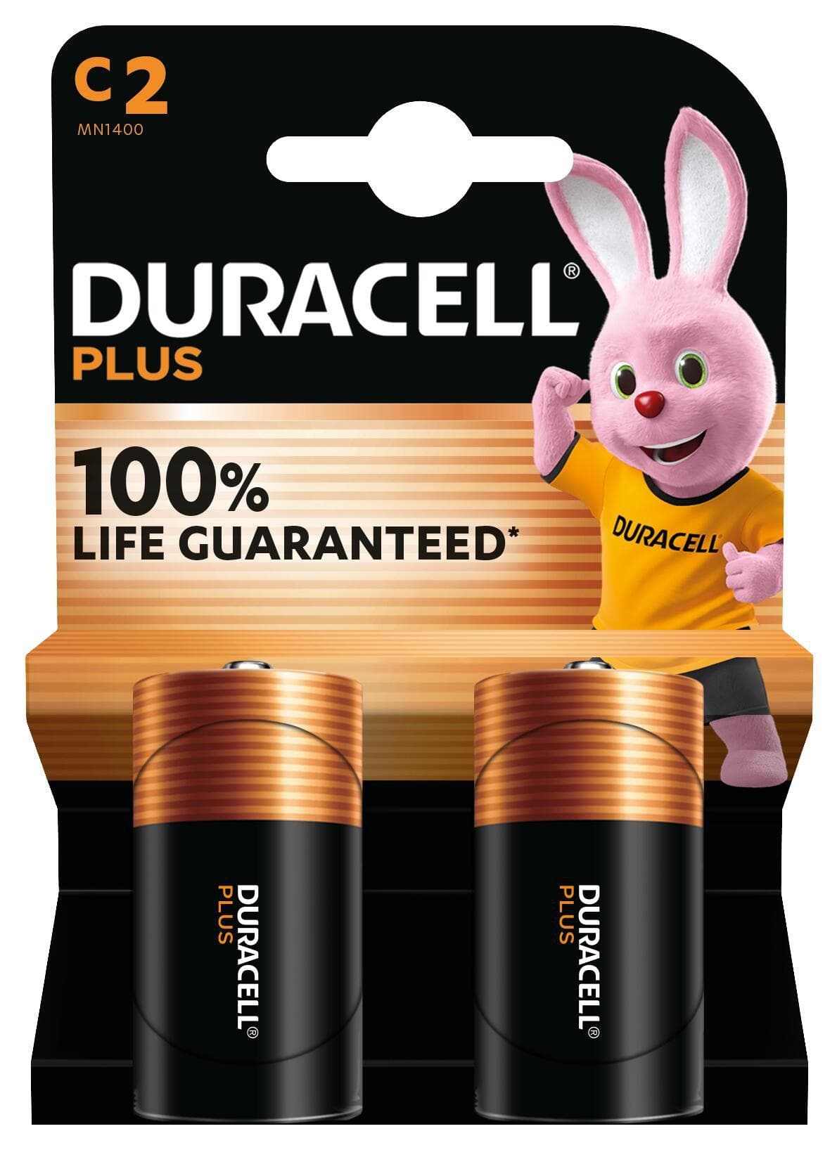 Batterij Duracell Plus 2x C