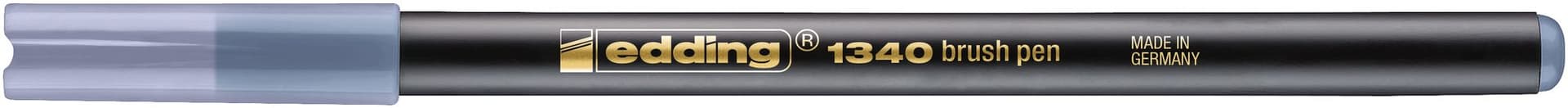 Brushpen edding 1340 zilvergrijs 2