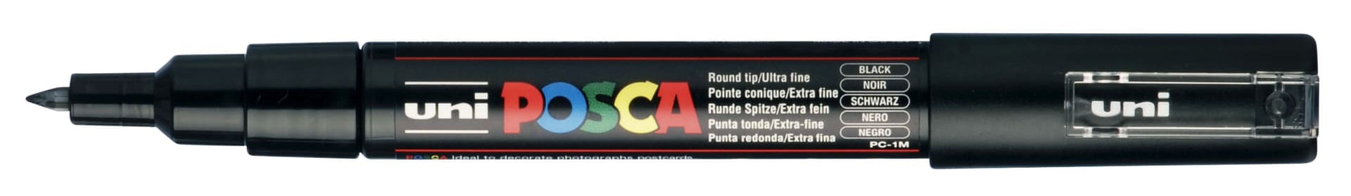 Paintmarker Uni POSCA PC1MC extra fijn zwart