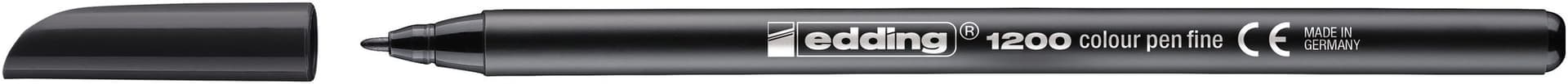 Fineliner edding 1200 001 fijn zwart blister à 3 stuks 2