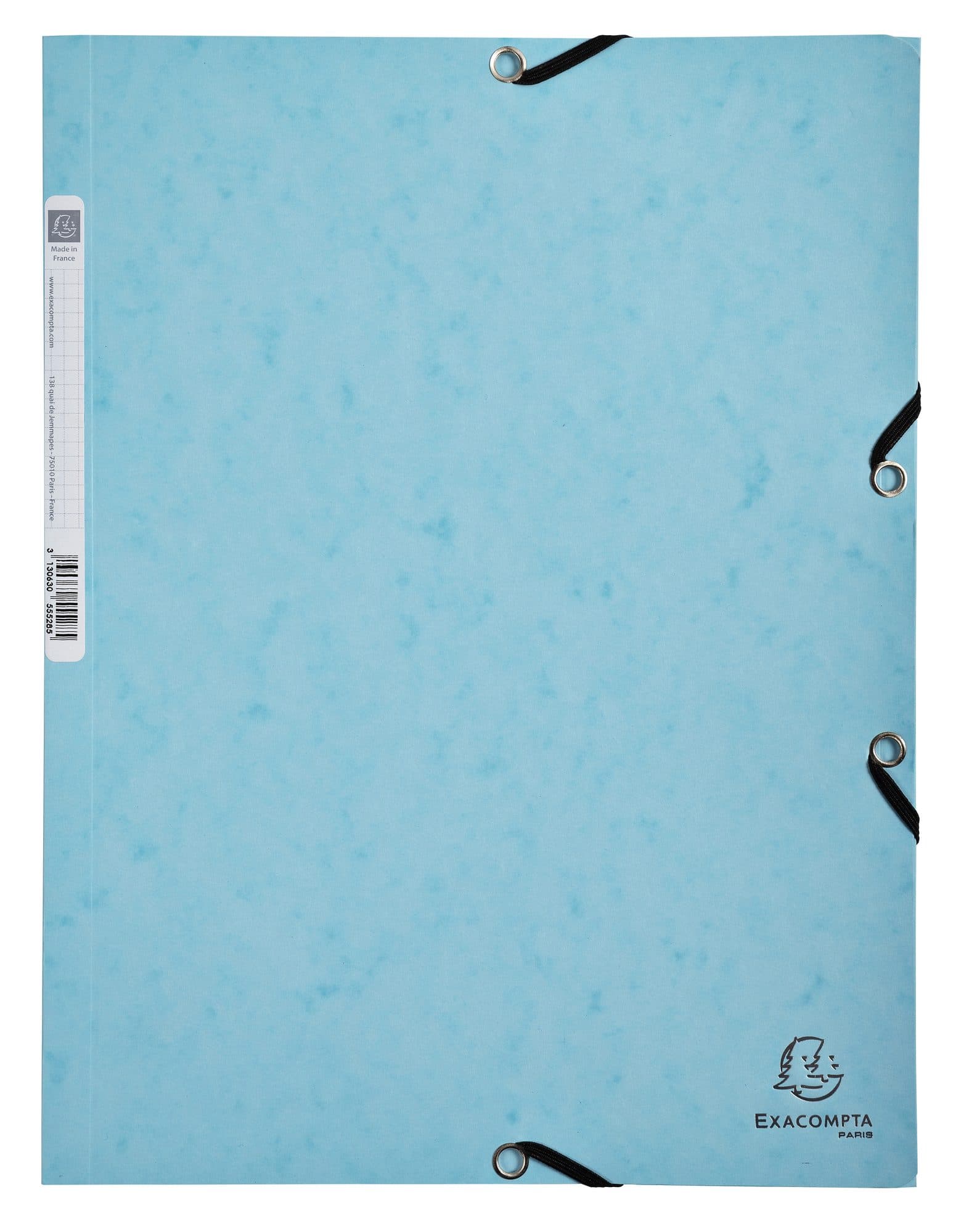 Elastomap Exacompta Aquarel A4 3 kleppen 400gr glanskarton assorti 2