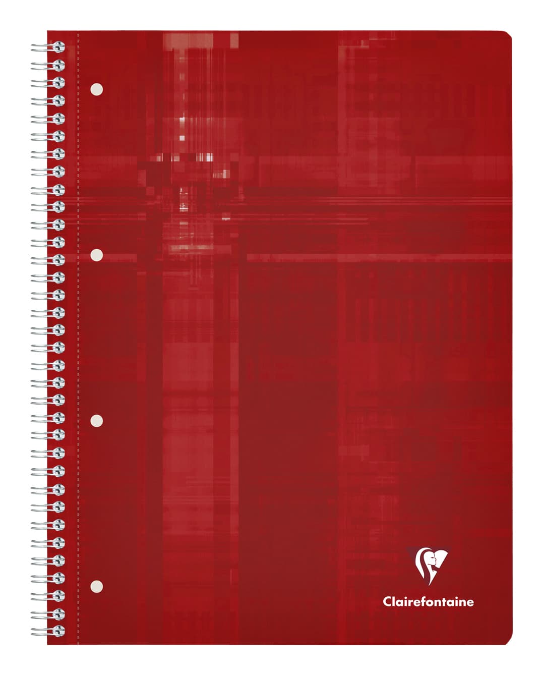 Collegeblok Clairefontaine Studium A4+ ruit 5x5mm 4-gaats 80 pagina's assorti 3