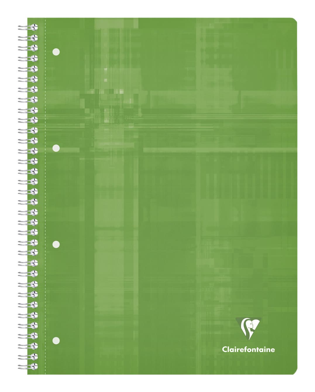 Collegeblok Clairefontaine Studium A4+ ruit 5x5mm 4-gaats 80 pagina's assorti 4