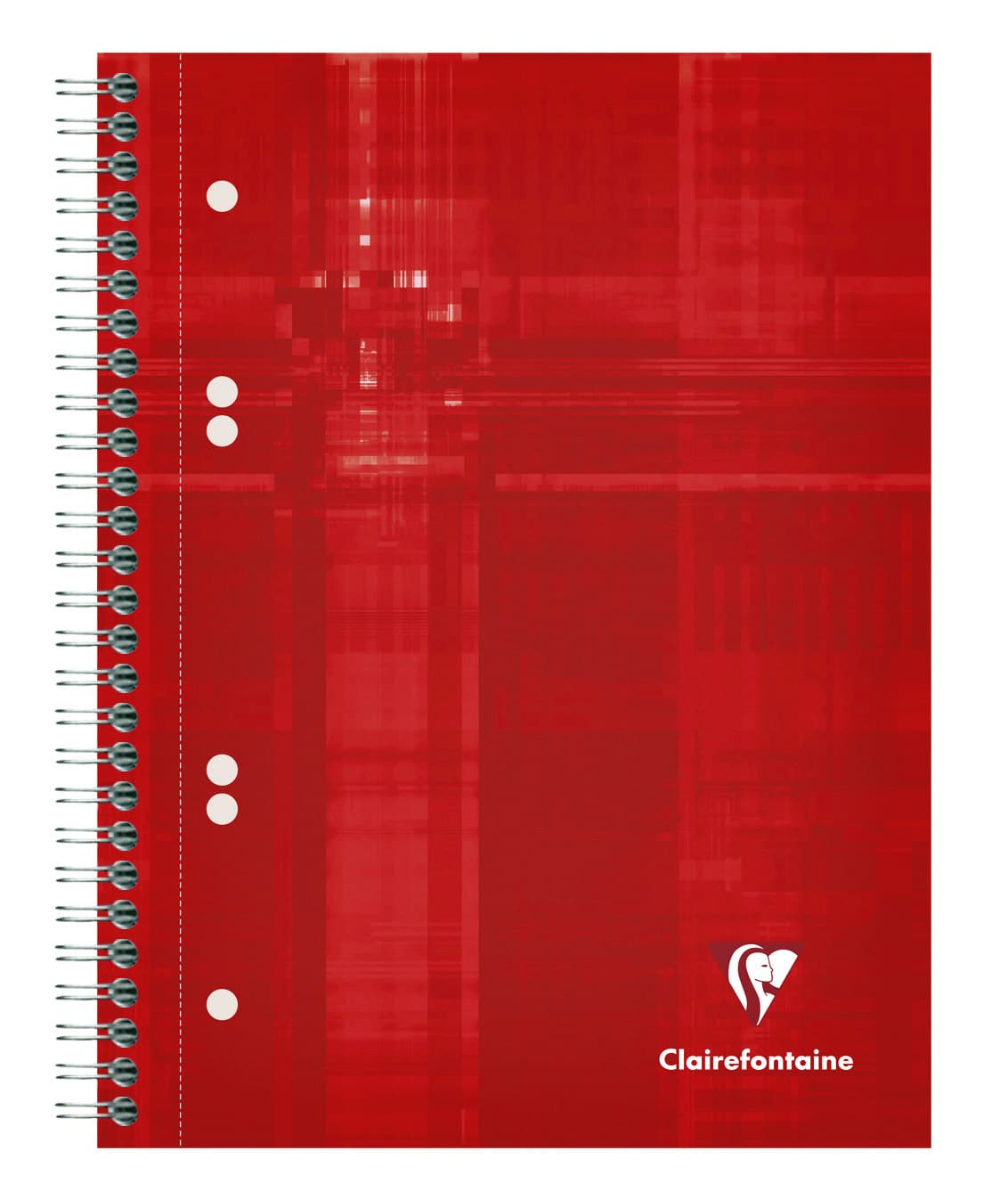 Collegeblok Clairefontaine Studium A5+ ruit 5x5mm 6-gaats 80 pagina's assorti 3