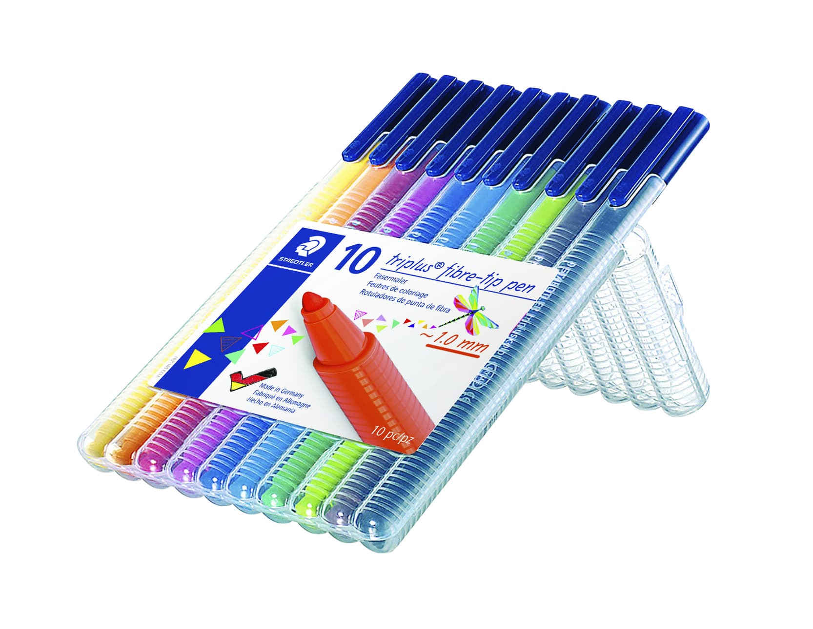 Kleurstift Staedtler 323 Triplus color à 10 stuks assorti 2