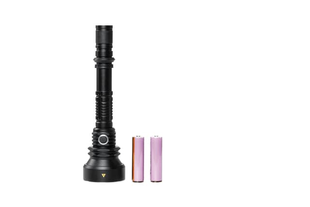Zaklamp MAUL Helios LED 23cm accu lichtbereik 300m 10W 7