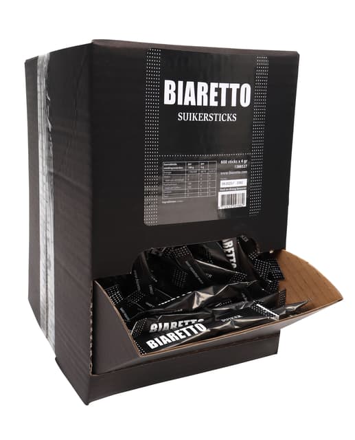 Suikersticks Biaretto 4 gram 600 stuks 3