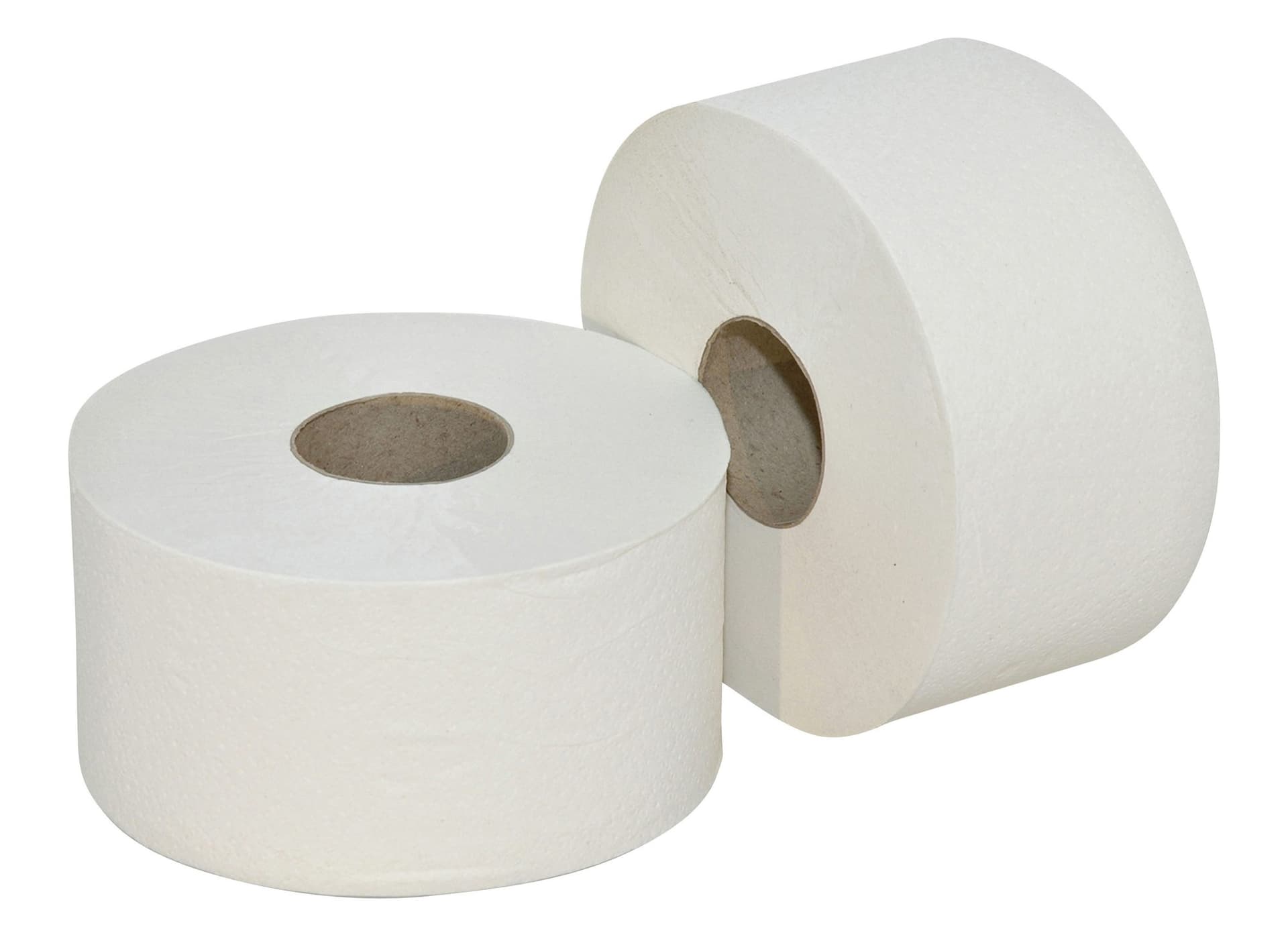 Toiletpapier Euro Products Q5 jumbo klein recycled 2-laags 180m wit 240218 2