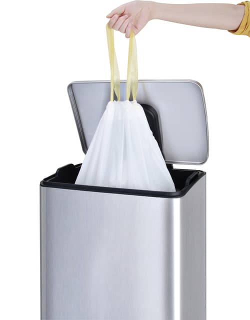 Afvalzak EKO MDPE type F met trekband 64x75cm 40-60L wit rol à 12 stuks 4