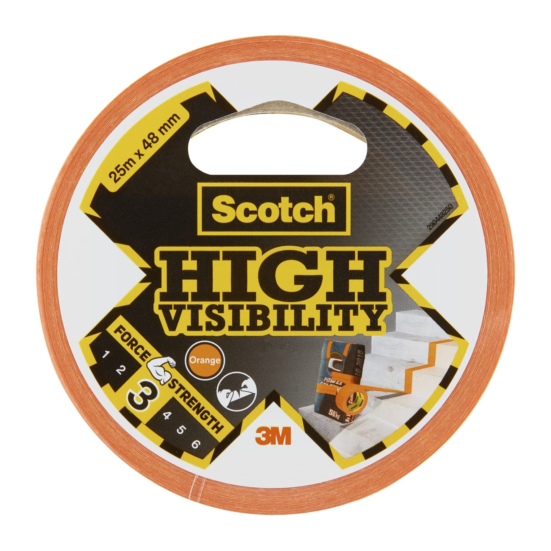 Plakband Scotch high visibility 48mmx25m oranje 2