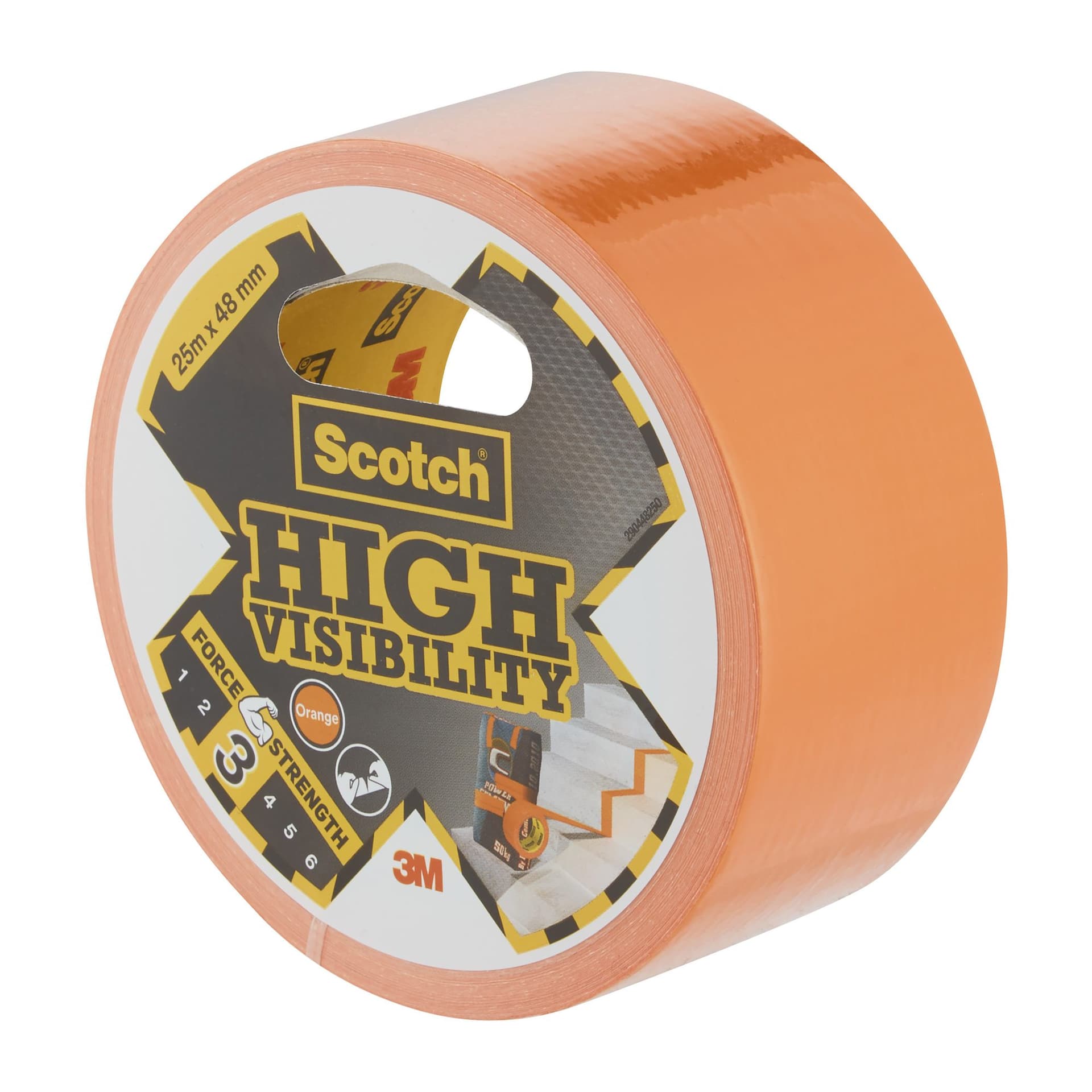 Plakband Scotch high visibility 48mmx25m oranje 3