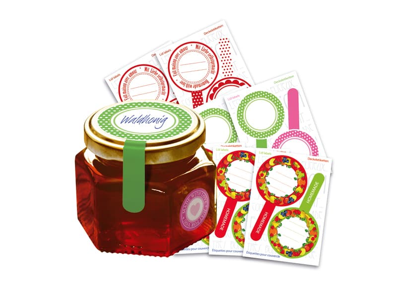Etiket HERMA 15446 keuken new look rood 6