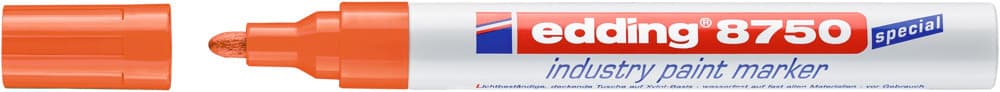 Paintmarker edding 8750 industrie 2-4mm oranje