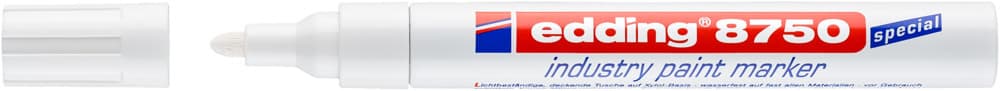 Paintmarker edding 8750 industrie 2-4mm wit