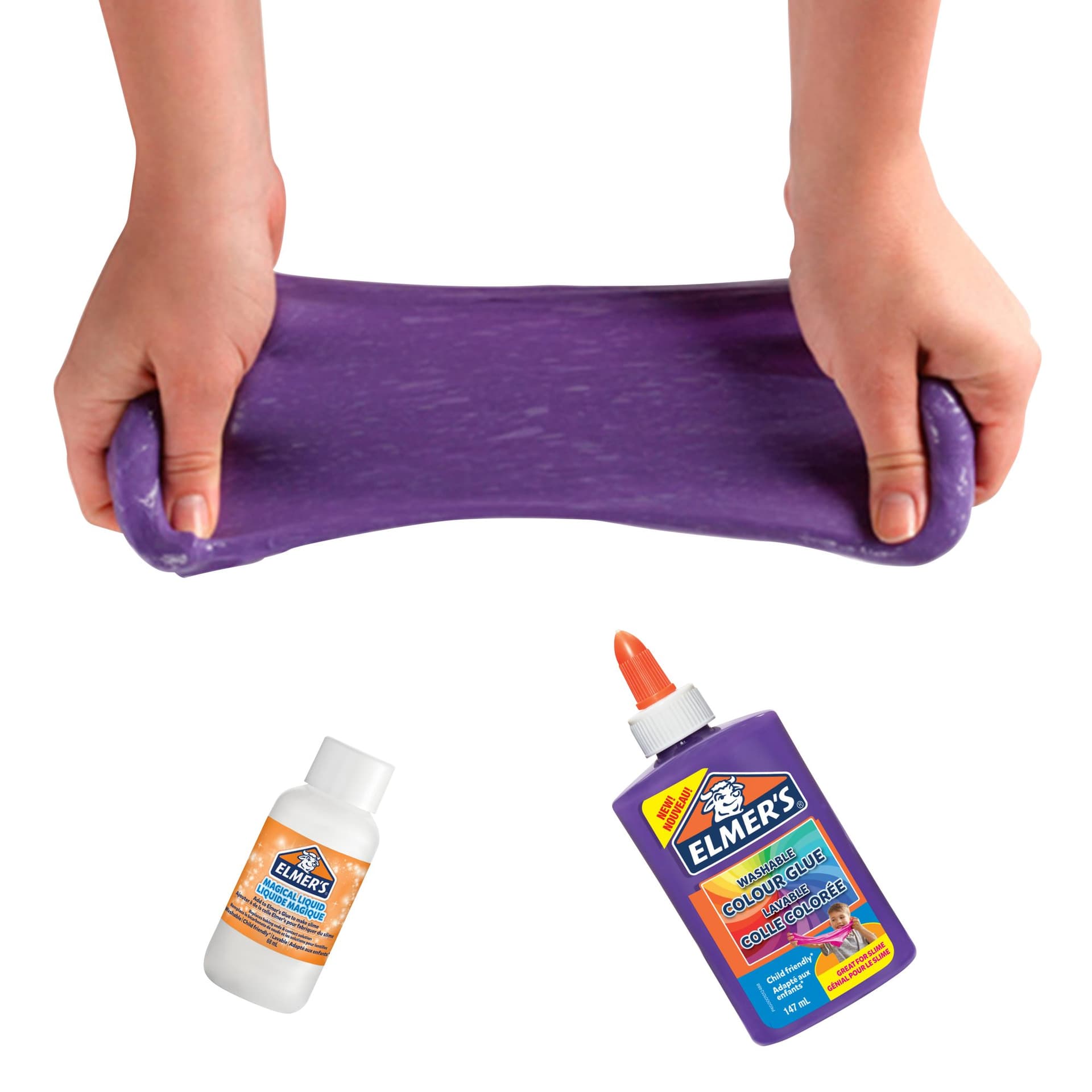 Kinderlijm Elmer's opaque paars 4