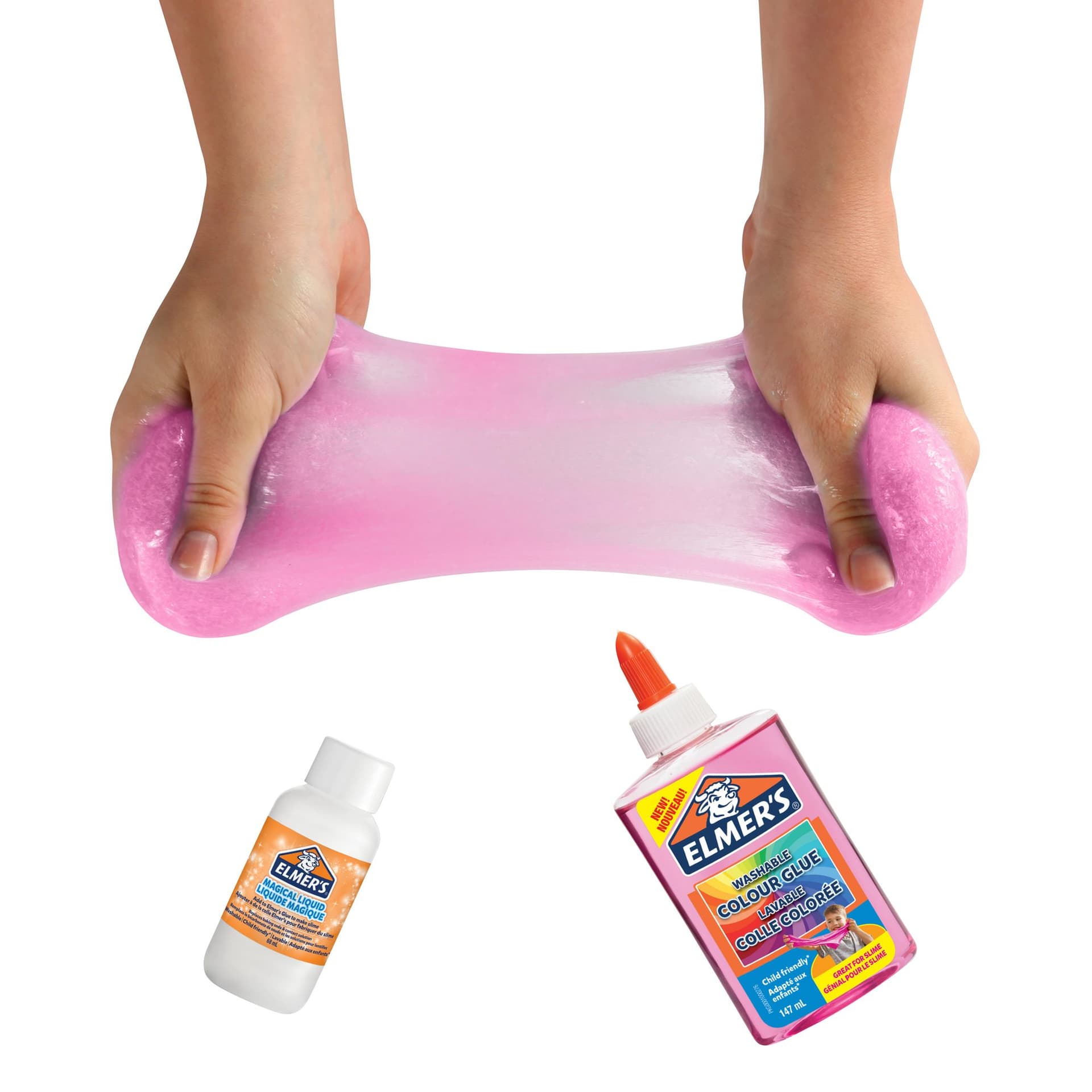 Kinderlijm Elmer's transparant roze 4