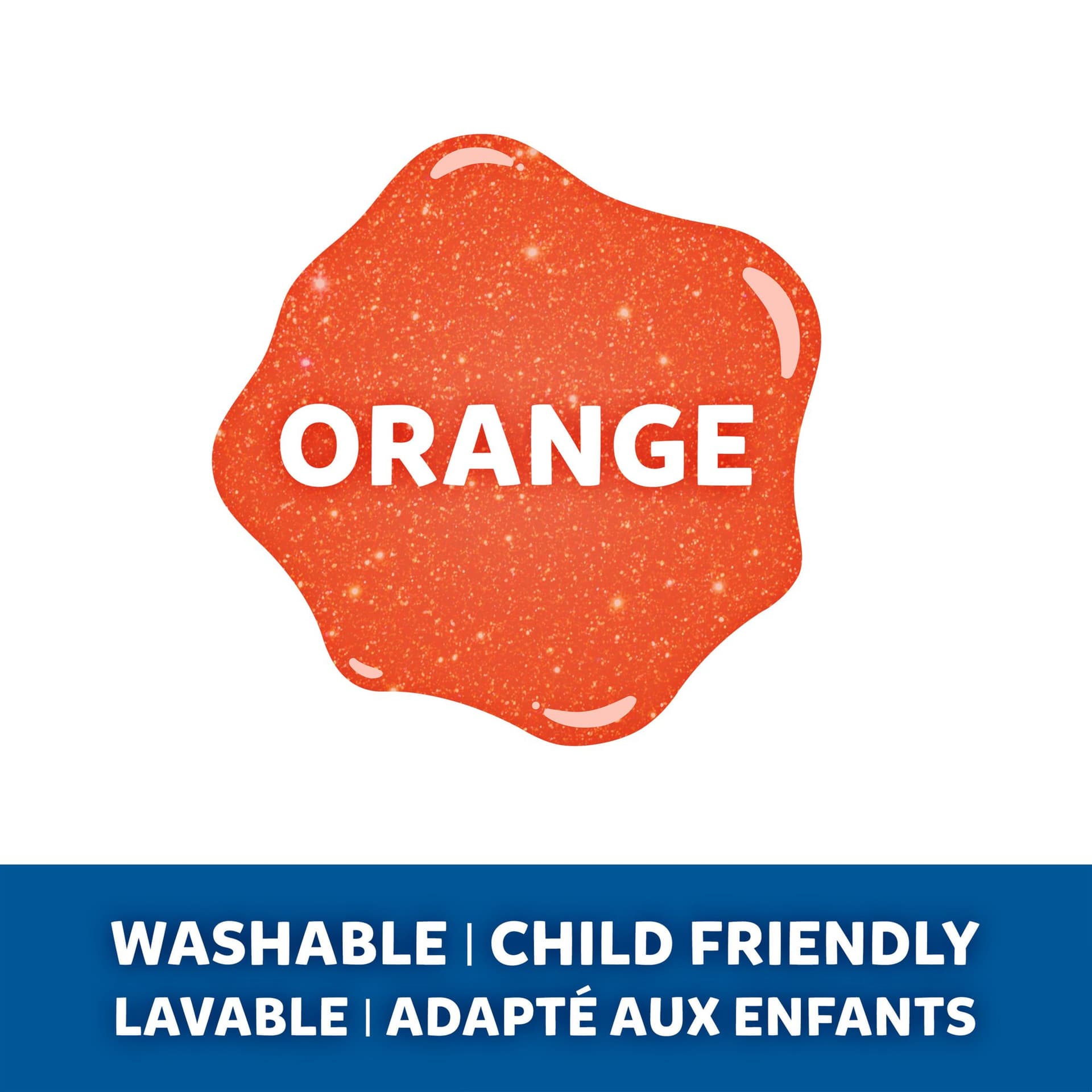 Kinderlijm Elmer's glitter oranje 2