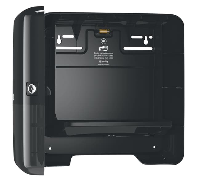 Handdoekdispenser Tork H2 Elevation Xpress klein zwart 552108 4
