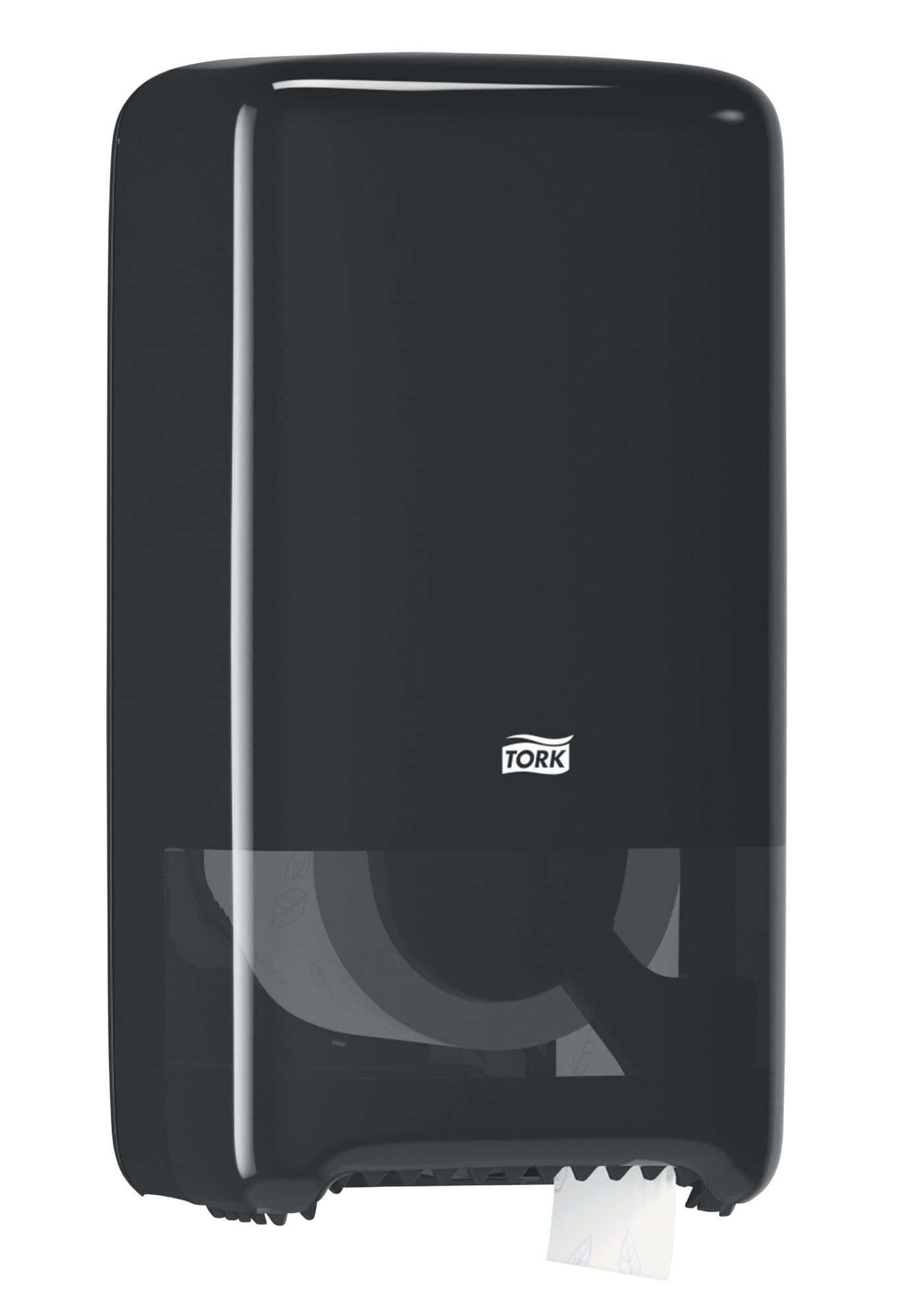 Toiletpapierdispenser Tork T6 Elevation medium duo zwart 557508 2
