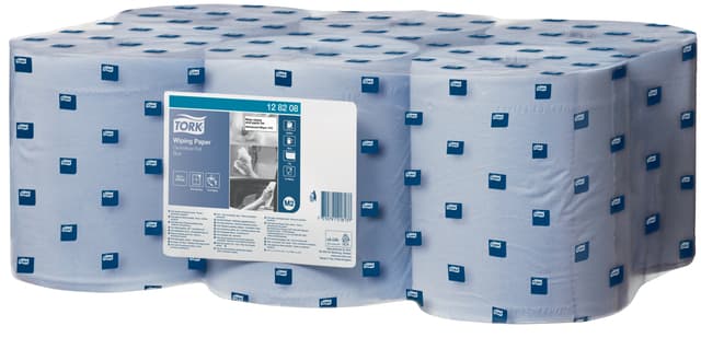 Poetspapier Tork M2 Advanced 1-laags 320m blauw 128208 3