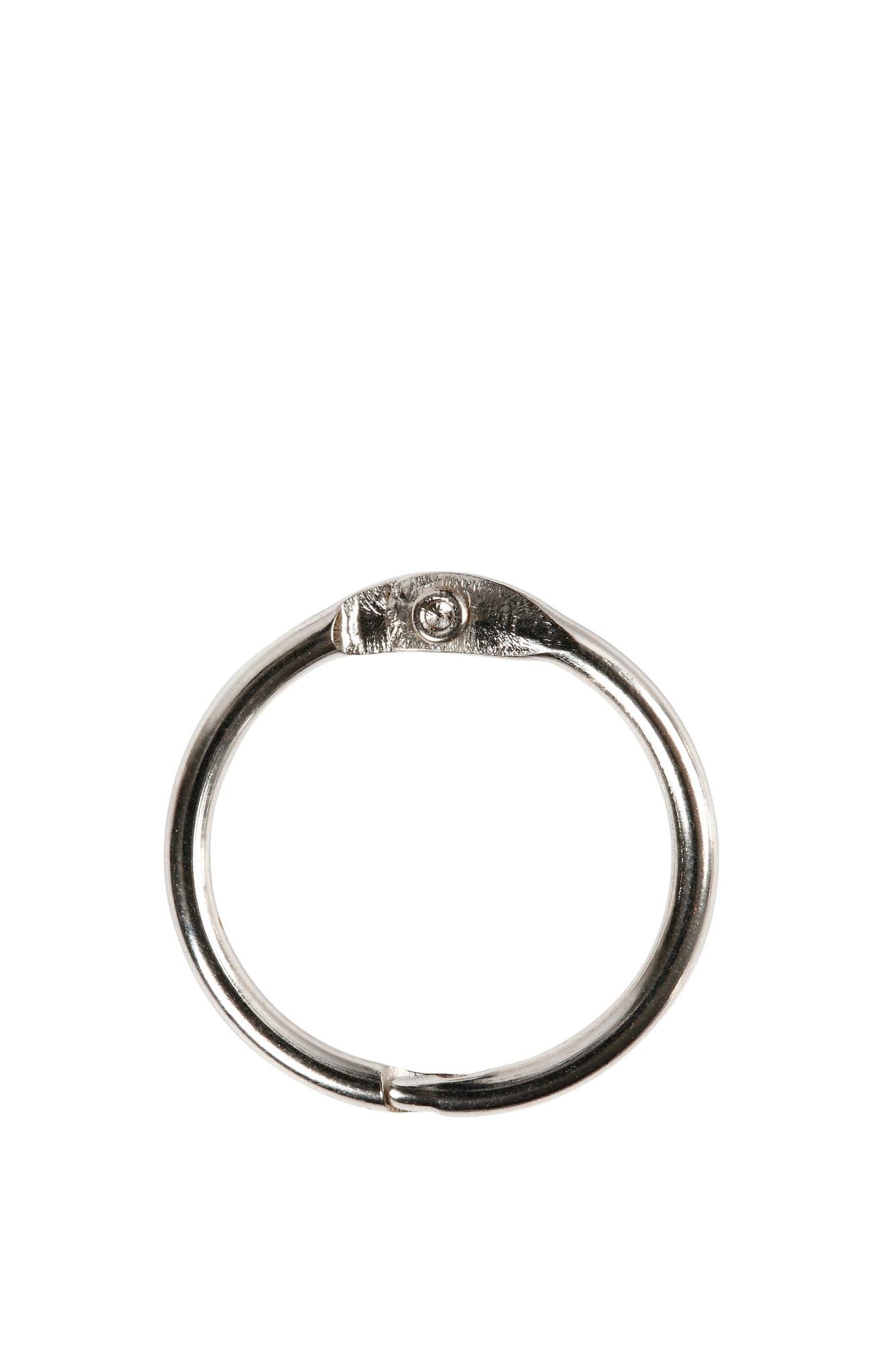 Boekbindersring Creativ Company 19mm zilver 10 stuks 2