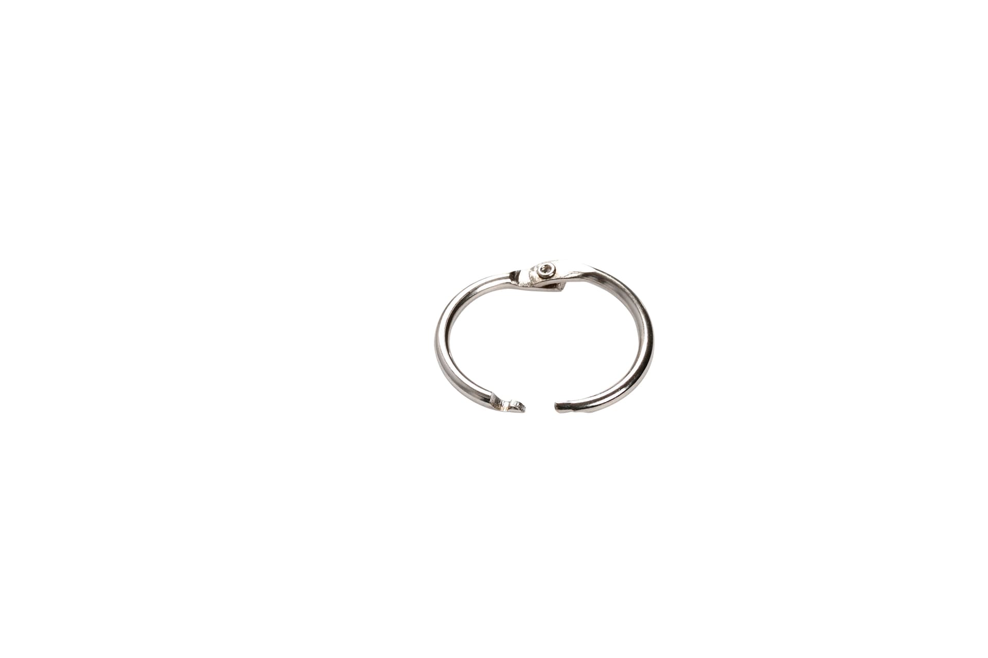 Boekbindersring Creativ Company 19mm zilver 10 stuks 3