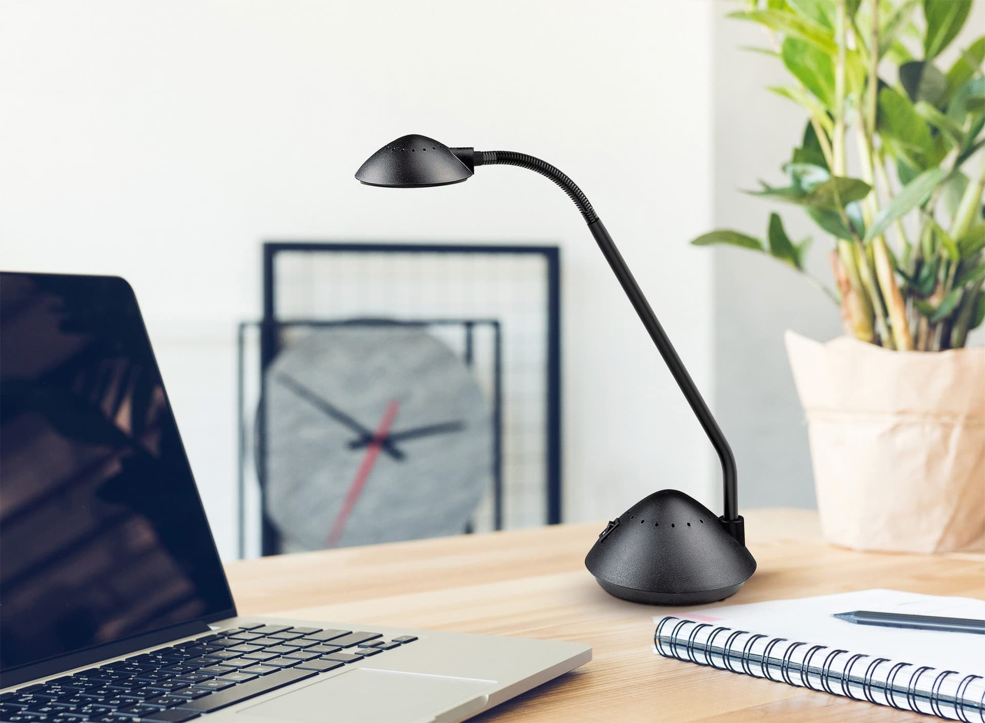 Bureaulamp MAUL Arc LED zwart 2