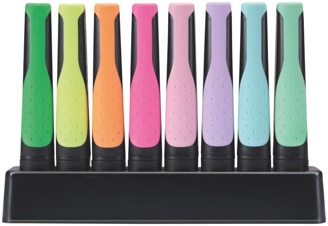 Markeerstift STABILO GREEN BOSS 6070/8 pastel assorti deskset à 8st 2
