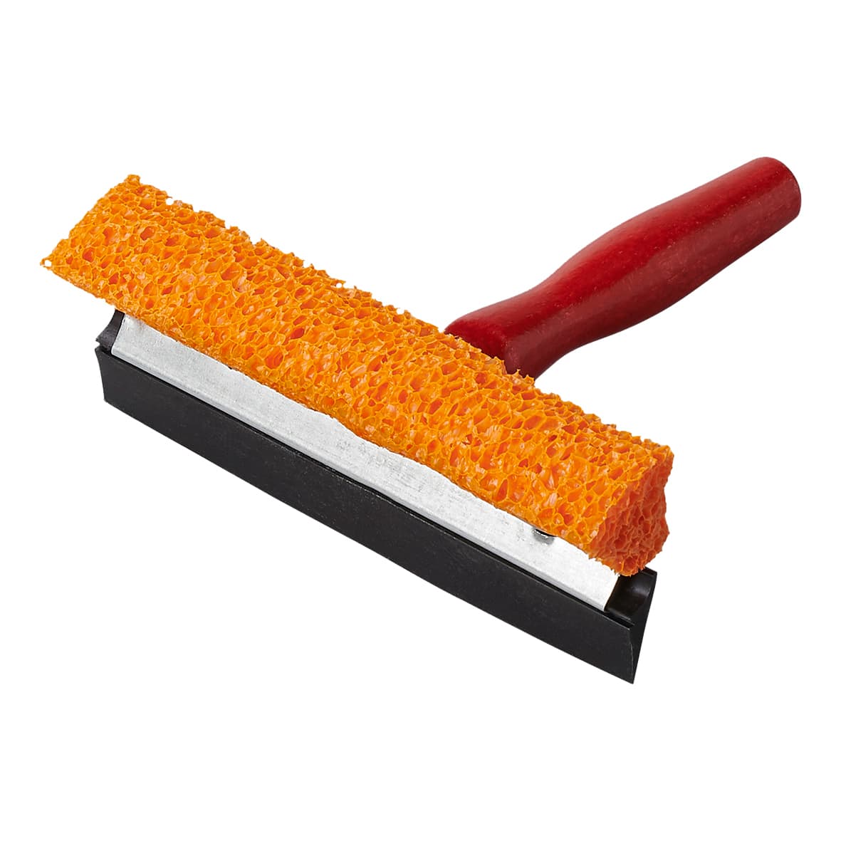 Raamtrekker ProPlus met houten steel 145mm rood 3