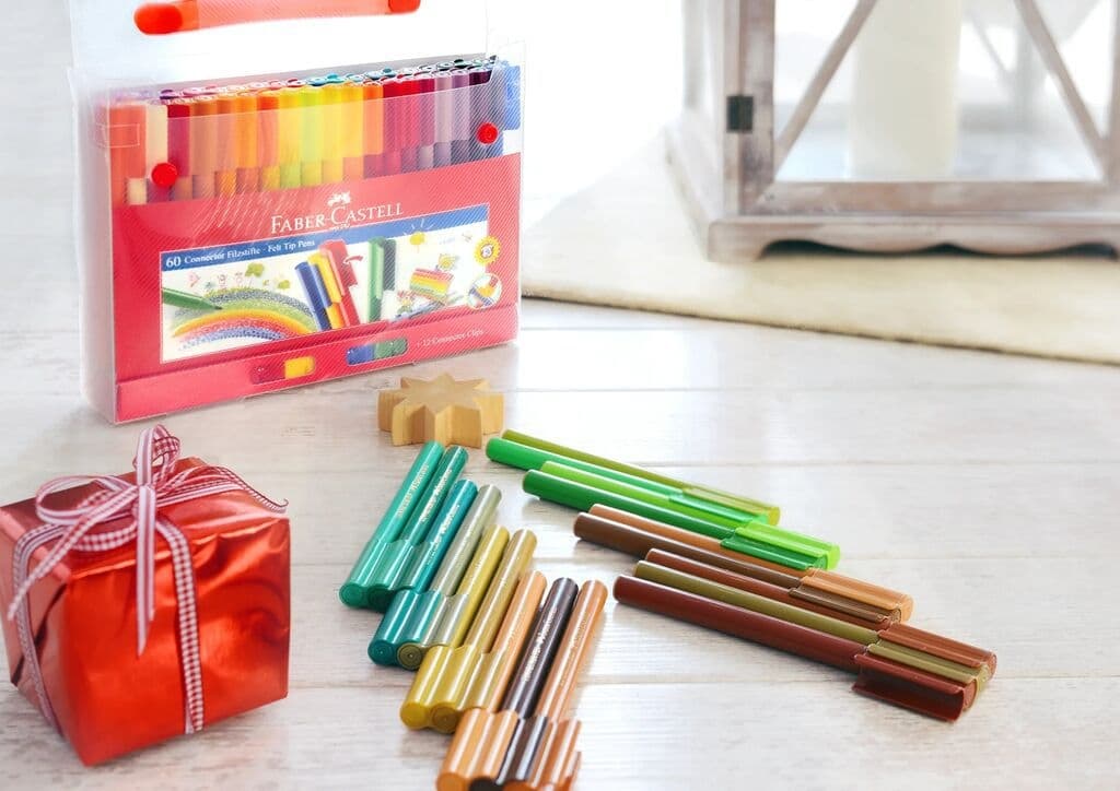 Kleurstiften Faber-Castell Connector assorti koffer à 60 stuks 6