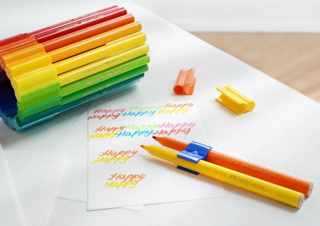 Kleurstiften Faber-Castell Connector assorti koffer à 60 stuks 8