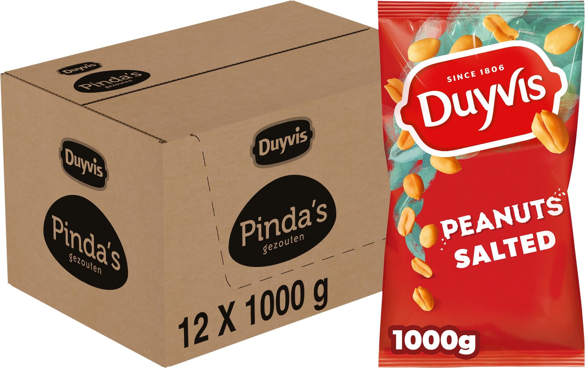 Pinda Duyvis gezouten zak1000 gram 2