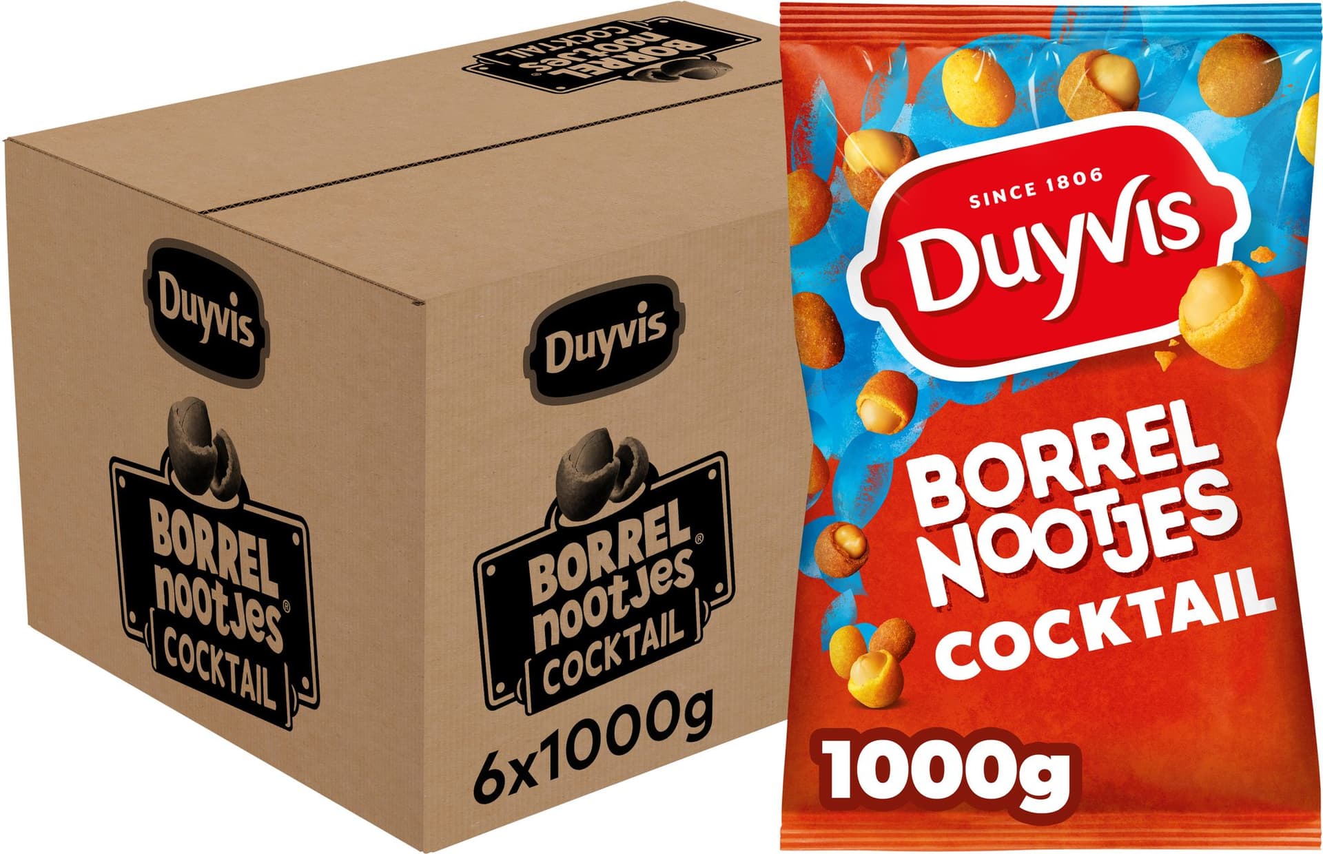 Borrelnootjes Duyvis cocktail zak 1000 gram 2