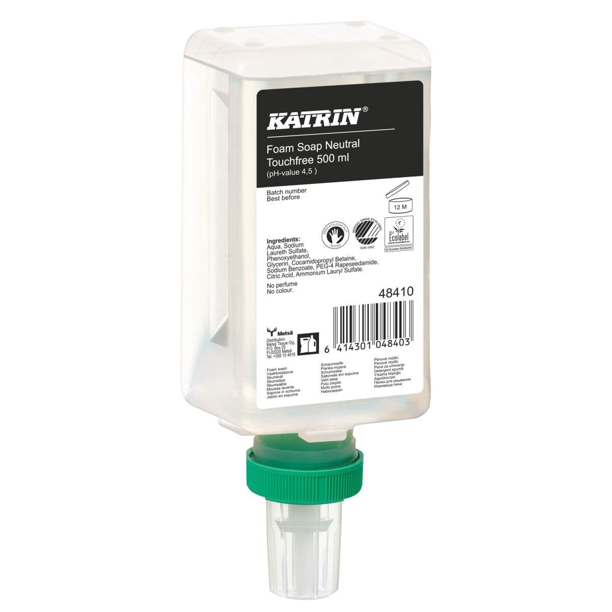 Handzeep Katrin Neutral schuim touchfree 500ml 48410