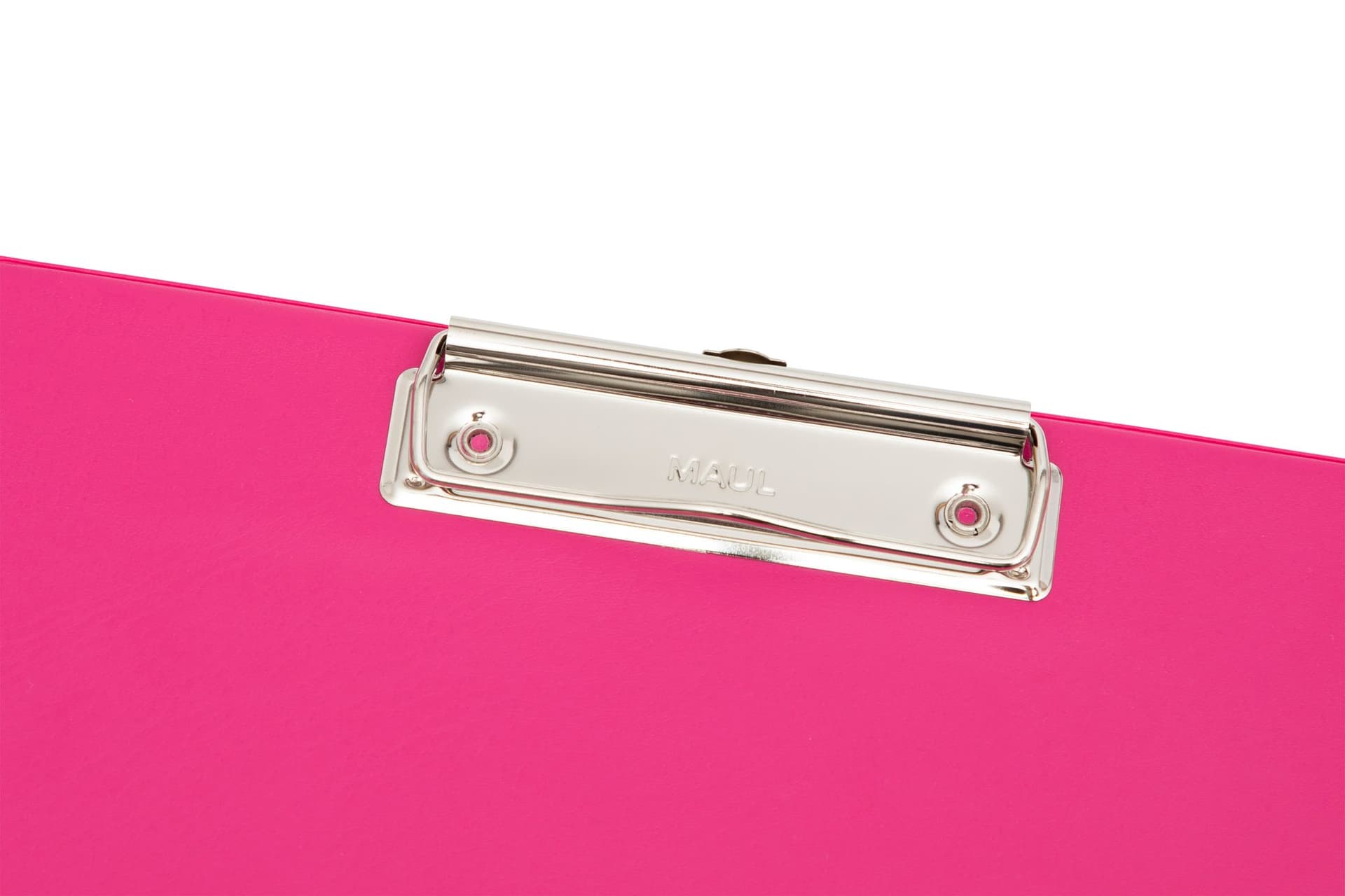 Klembord MAUL A4 staand PVC neon roze 4