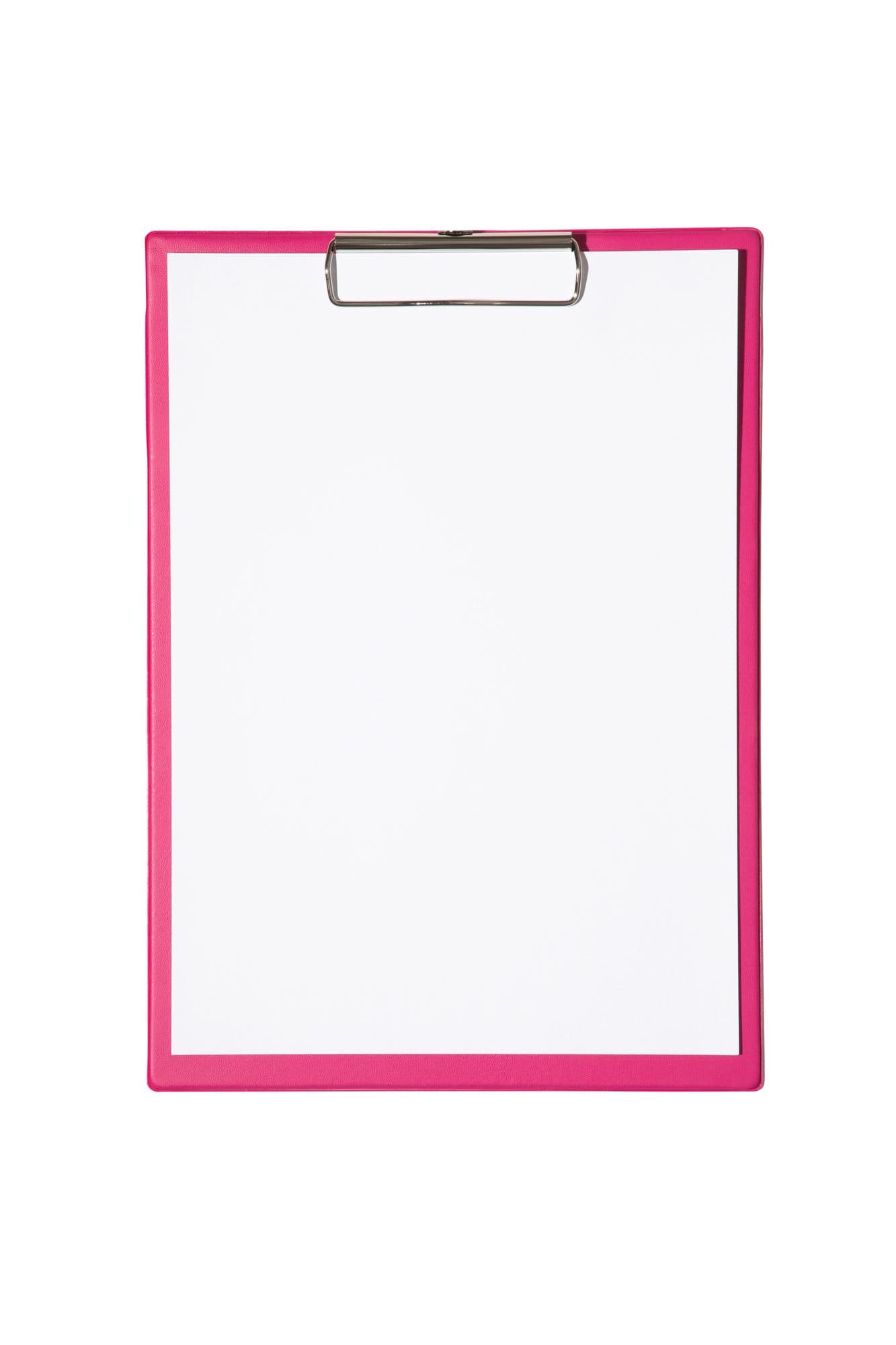 Klembord MAUL A4 staand PVC neon roze 6