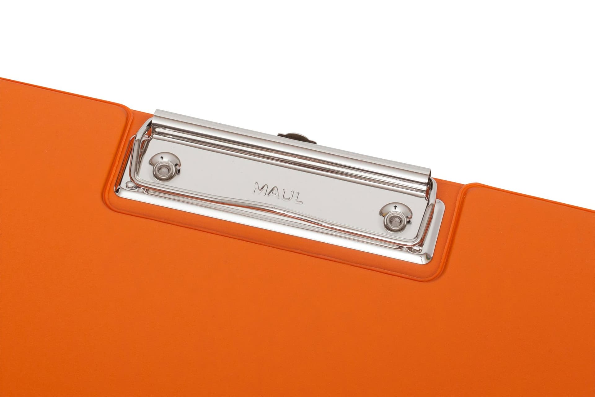 Klembordmap MAUL A4 staand met penlus PVC neon oranje 5
