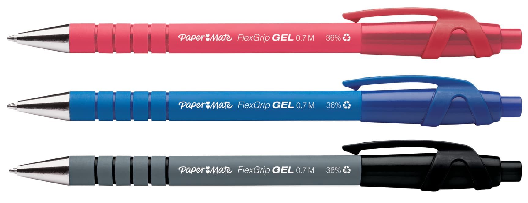 Gelschrijver Paper Mate FlexGrip medium zwart 3