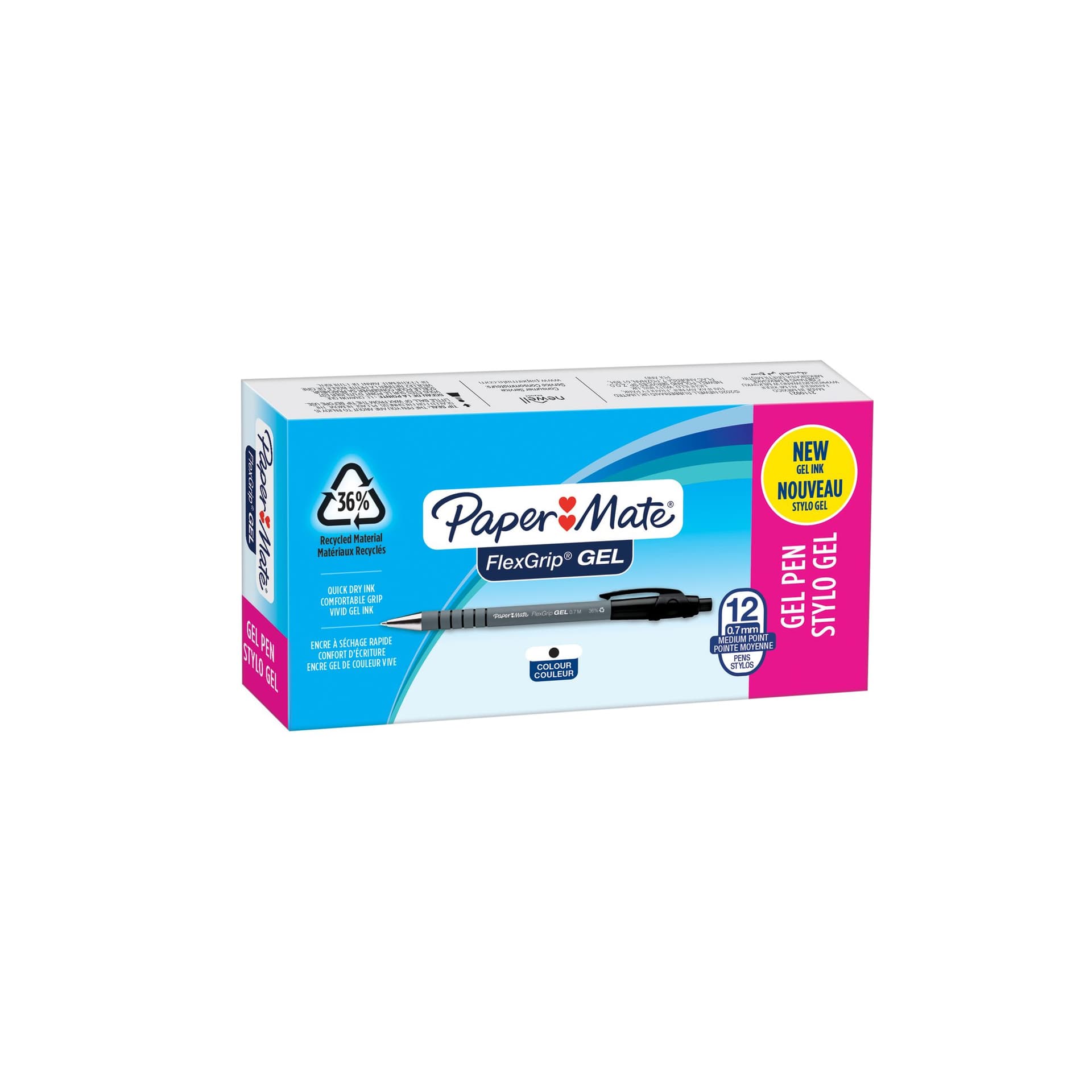 Gelschrijver Paper Mate FlexGrip medium zwart 2